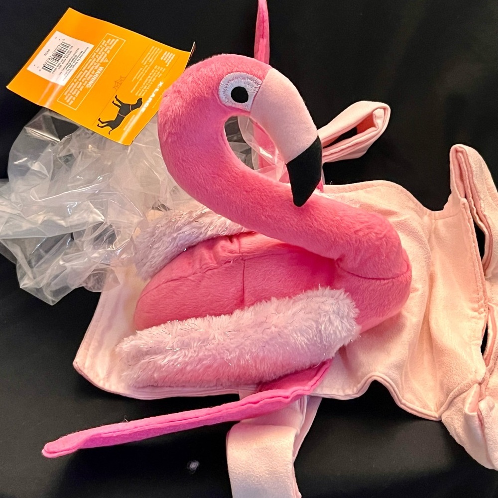 Hyde & Eek Flamingo Rider Extra Large Dog Costume Puppy Cosplay Fantasy Pink